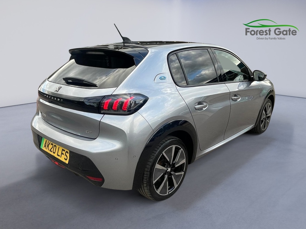 Peugeot e-208 50Kwh Gt Hatchback 136 Ps Grey #5