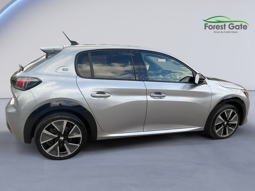Peugeot e-208 50Kwh Gt Hatchback 136 Ps Grey #6