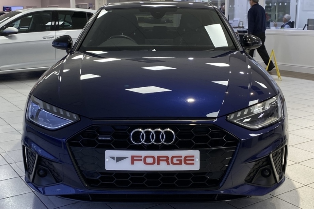 Audi A4 Black Edition 2.0 Tdi 40 Quattro Saloon S Tron Blue