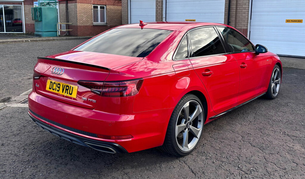 Audi A4 2.0 Tfsi 35 Black Edition Saloon Red #6