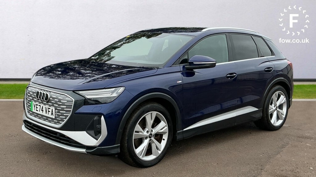 Audi Q4 E Tron 210Kw 45 82Kwh S Line Leather Blue #4