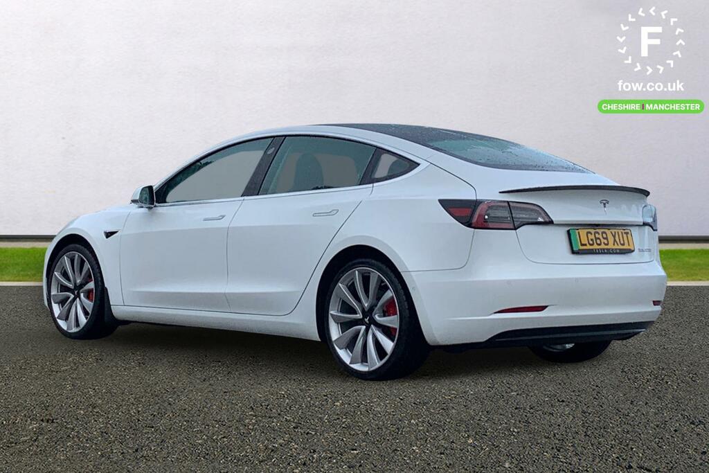 Tesla Model 3 Performance Awd Performance Upgrade LG69XUT White #2