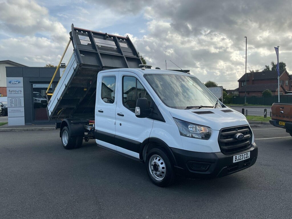 Ford Transit Custom 350 L3 Onestop Dcab Tipper 170 Psac White