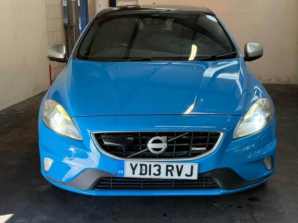 Volvo V40 Hatchback 1.6 D2 R-design Euro 5 Ss 20131 Blue #3