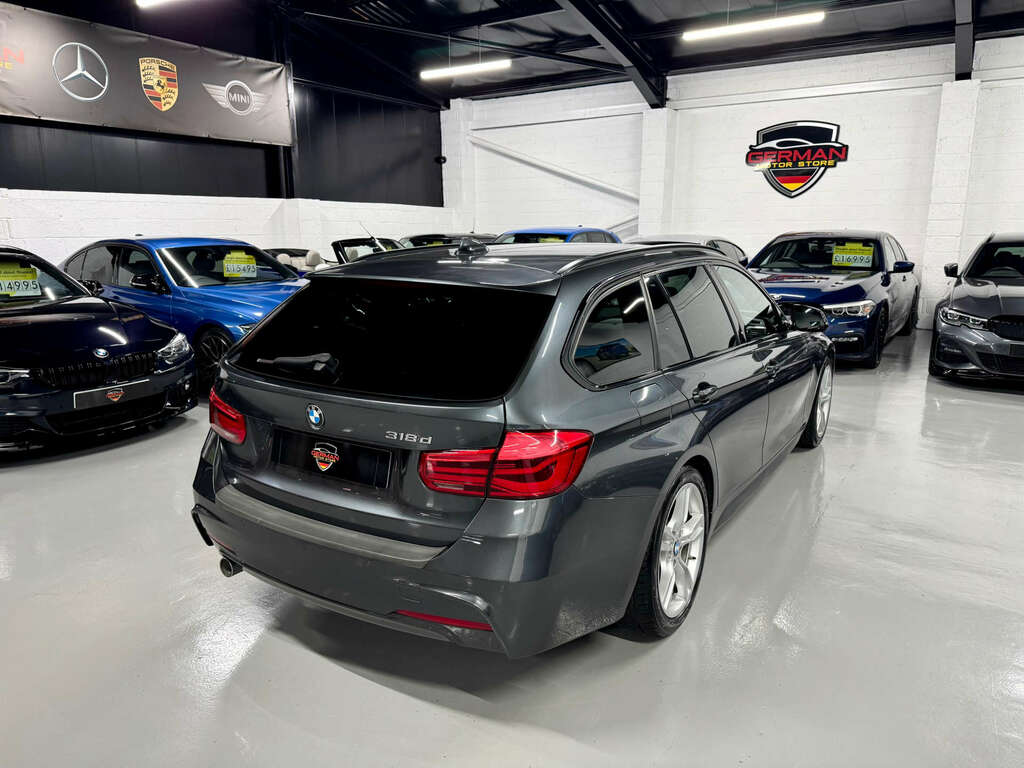 BMW 3 Series 2.0 318D M Sport Touring Euro 6 S Grey #2