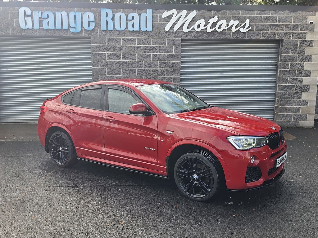 BMW X4 20D M Sport U2033 Ulez Red