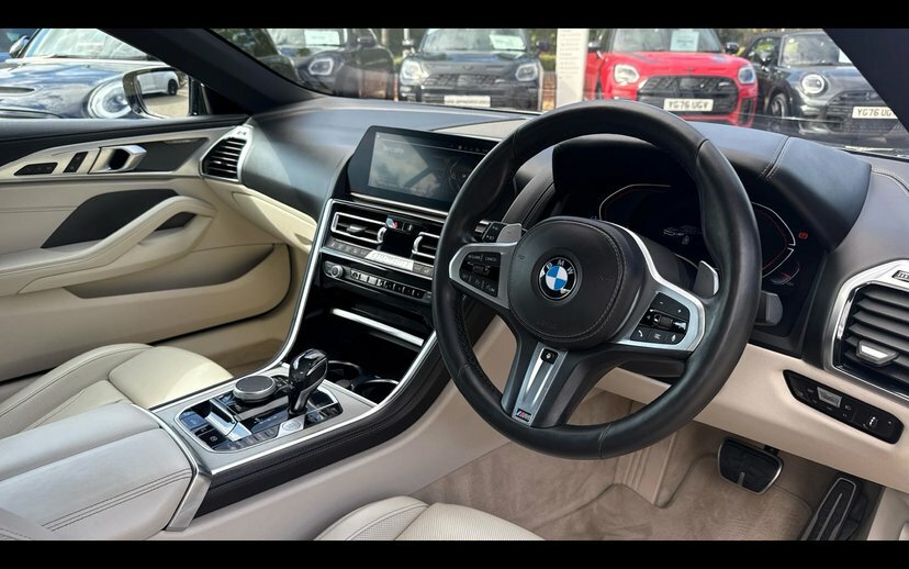 BMW 8 Series 840I Convertible Black #6