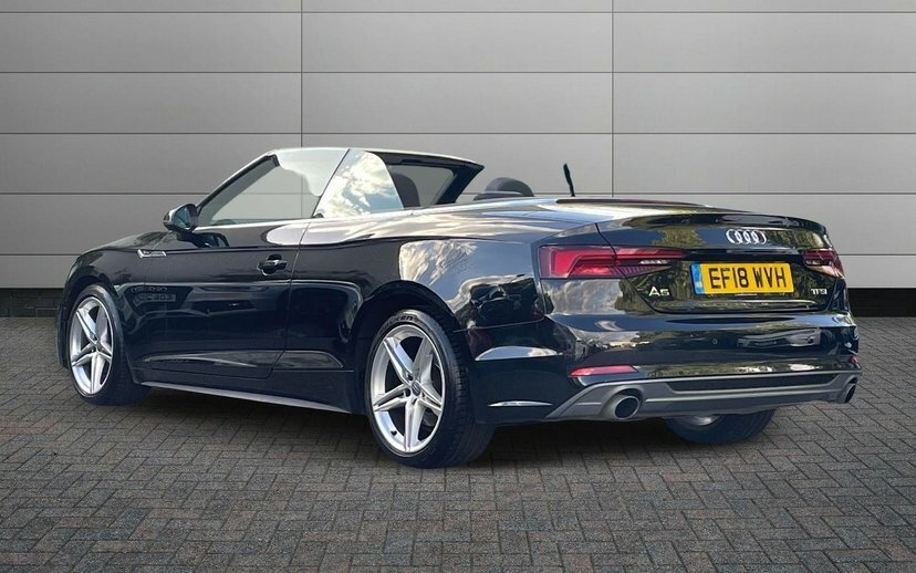 Audi A5 2.0 Tfsi S Line Convertible 190 Black #3