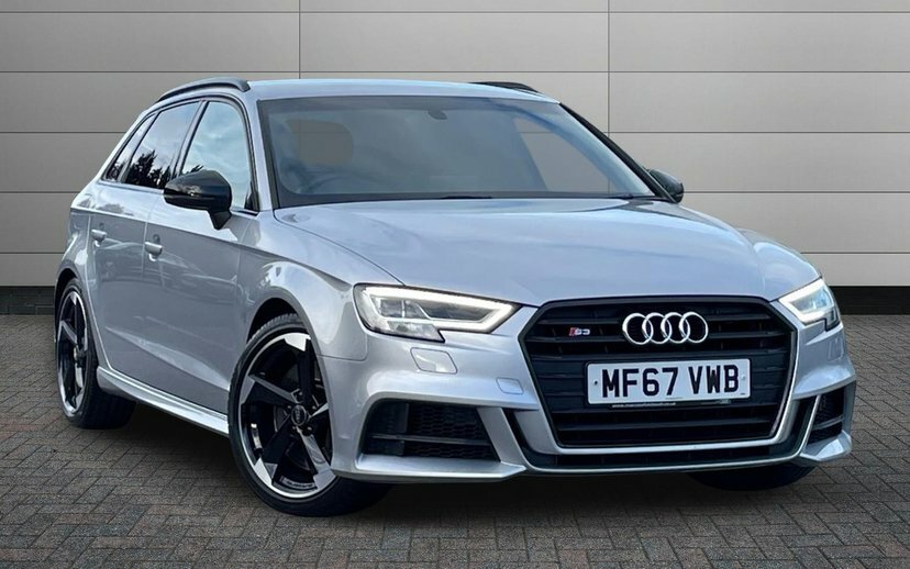 Audi S3 2.0 Tfsi Black Edition Sportback S Tron Silver