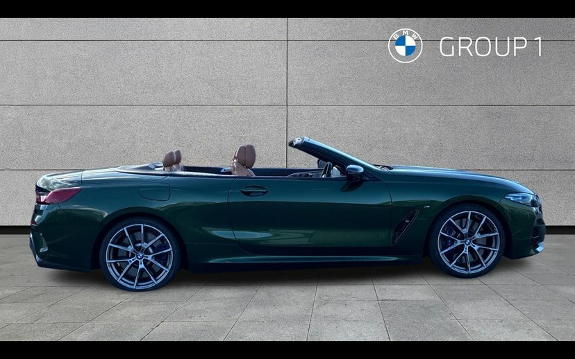 BMW 8 Series M850i Xdrive Convertible Green #3