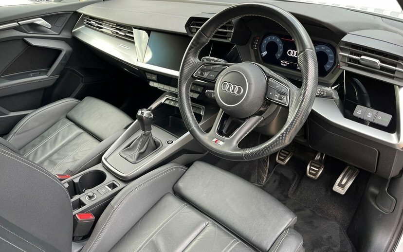 Audi A3 1.0 Tfsi 30 S Line Sportback 11 White #6