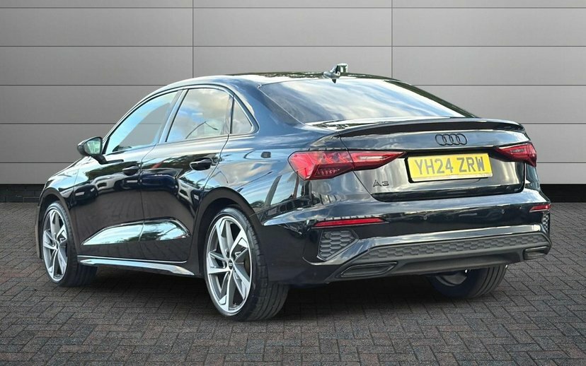 Audi A3 1.5 Tfsi 35 Black Edition Saloon S Tron Black #3