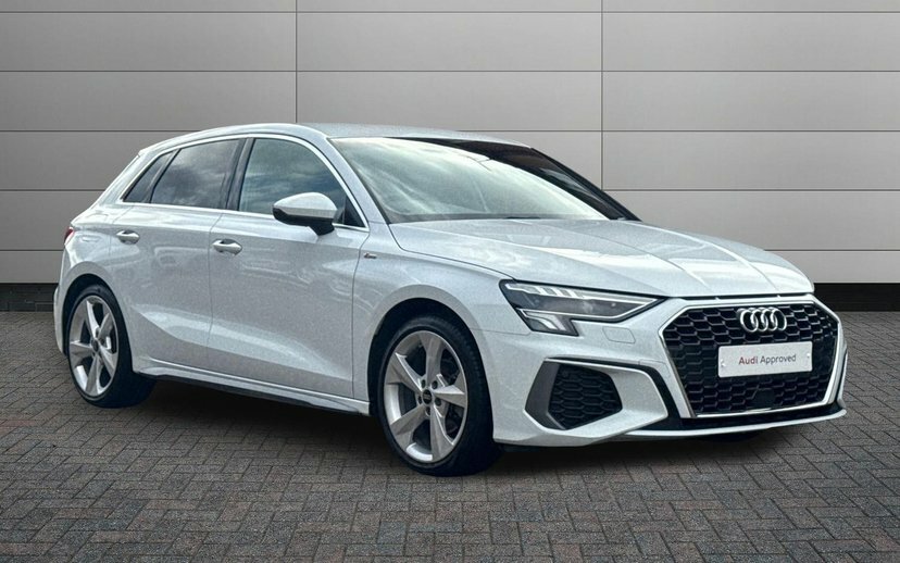 Audi A3 1.5 Tfsi 35 S Line Sportback S Tronic White