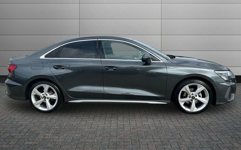 Audi A3 1.5 Tfsi 35 S Line Saloon S Tronic 150 Grey #4