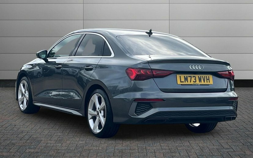Audi A3 1.5 Tfsi 35 S Line Saloon S Tronic 150 Grey #3