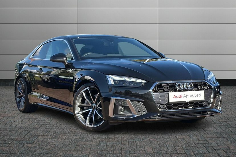Audi A5 2.0 Tfsi 40 S Line Coupe S Tronic 204 Black