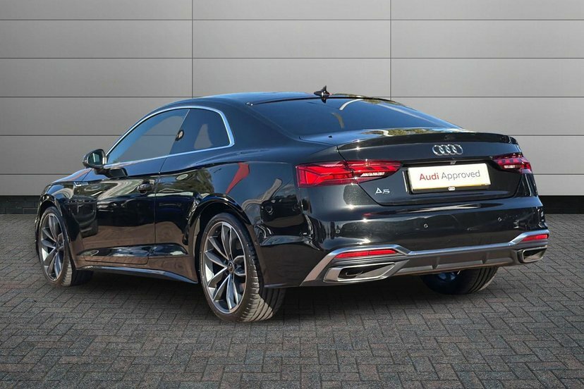Audi A5 2.0 Tfsi 40 S Line Coupe S Tronic 204 Black #3