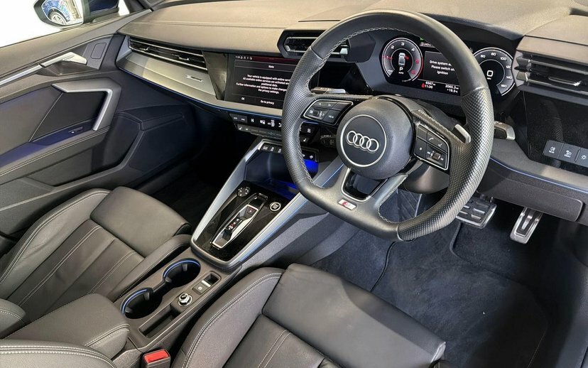 Audi A3 2.0 Tdi 35 S Line Saloon S Tronic 150 Blue #6