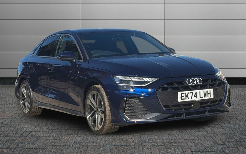 Audi A3 2.0 Tdi 35 S Line Saloon S Tronic 150 Blue