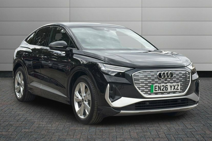 Audi Q4 E Tron 45 S Line Sportback 82Kwh 286 P Black