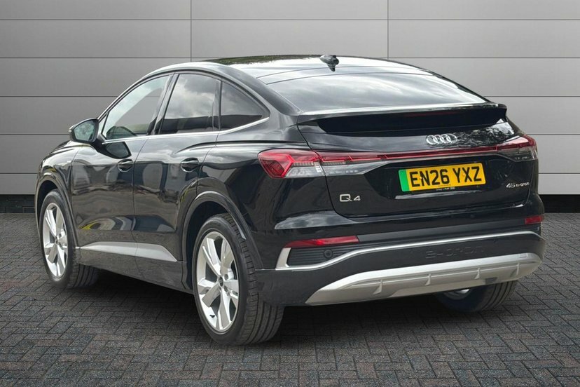 Audi Q4 E Tron 45 S Line Sportback 82Kwh 286 P Black #3