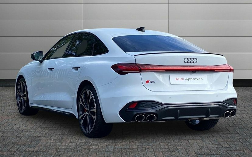 Audi S5 3.0 Tfsi Black Edition Saloon S Tronic White #3