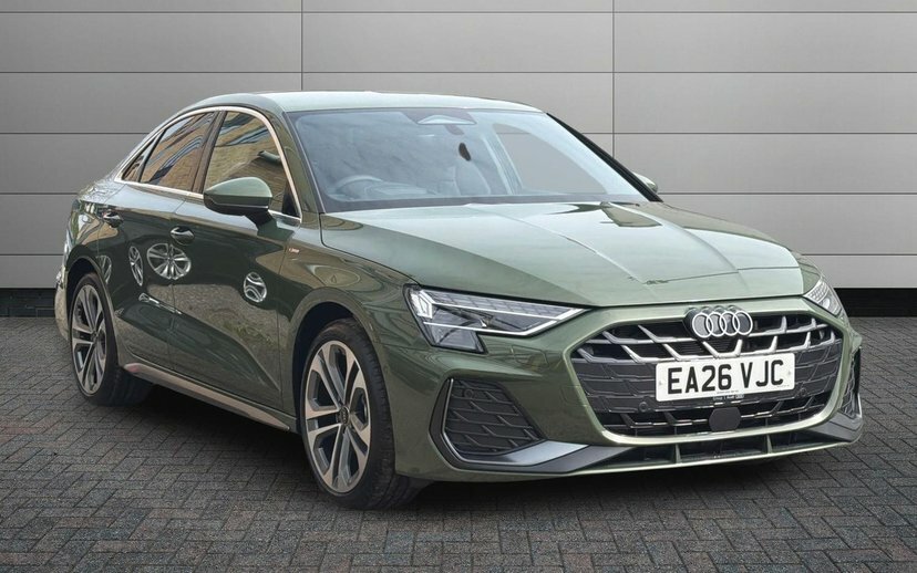 Audi A3 1.5 Tfsi S Line Saloon 150 Ps Green