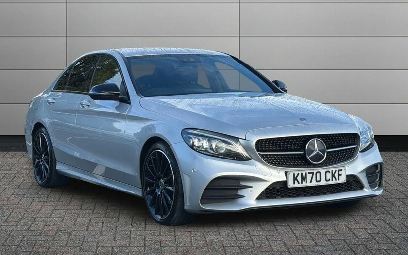 Mercedes-Benz C Class C220d Amg Line Premium Saloon Silver