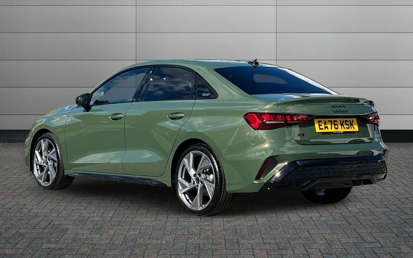 Audi A3 1.5 Tfsi 35 Black Edition Saloon S Tron Green #3