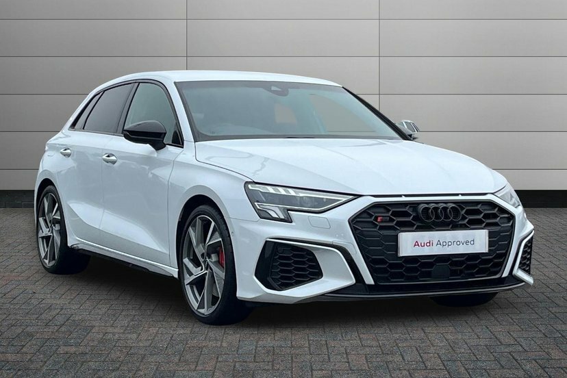 Audi S3 2.0 Tfsi Black Edition Sportback S Tron White