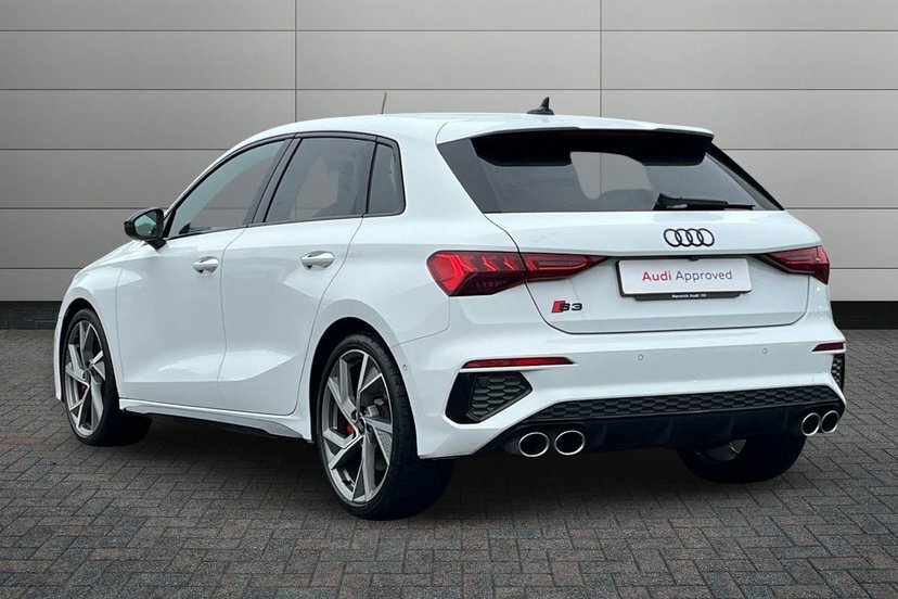Audi S3 2.0 Tfsi Black Edition Sportback S Tron White #3