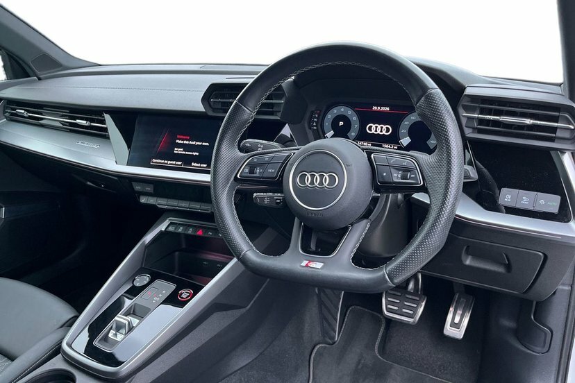 Audi S3 2.0 Tfsi Black Edition Sportback S Tron White #6