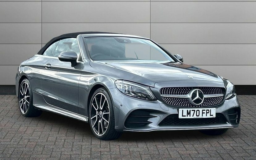 Mercedes-Benz C Class 2.0 C300d Amg Line Premium Cabriolet Grey