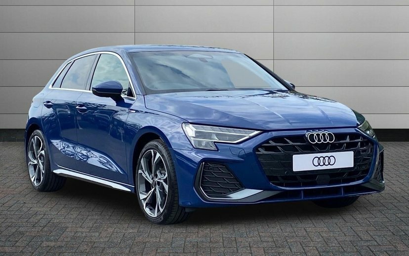 Audi A3 1.5 Tfsi 30 S Line Sportback S Tronic Blue