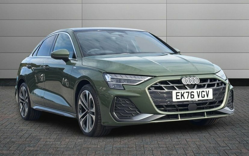 Audi A3 1.5 Tfsi 35 S Line Saloon S Tronic 150 Green