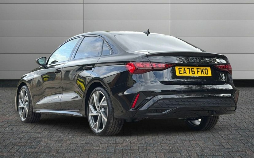 Audi A3 1.5 Tfsi 35 Black Edition Saloon S Tron Black #3