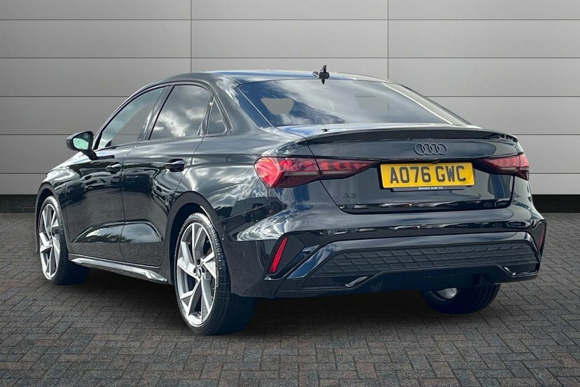 Audi A3 1.5 Tfsi 35 Black Edition Saloon S Tron Black #3