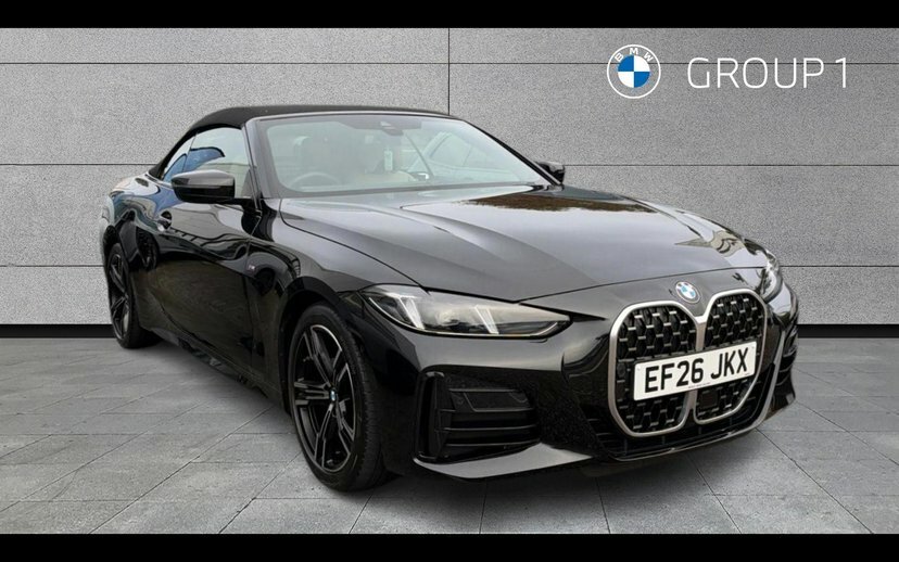 BMW 4 Series 420I M Sport Convertible Black