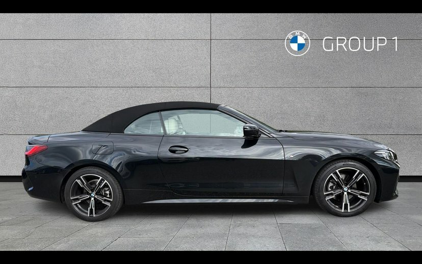 BMW 4 Series 420I M Sport Convertible Black #3