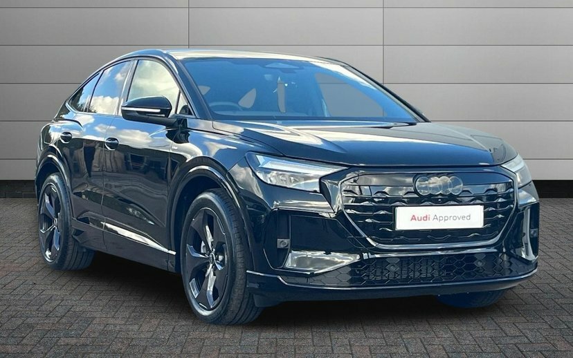 Audi Q4 E Tron 82Kwh Performance Black Edition Sportback Elec Black