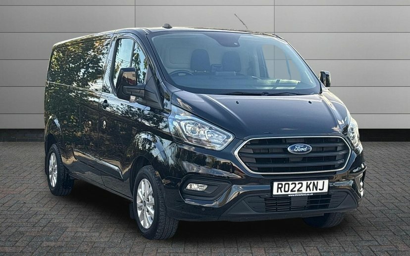 Ford Transit Custom 2.0 300 Ecoblue Limited Panel Van Manua Black