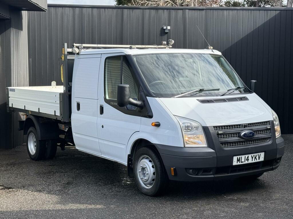 Ford Transit Custom 350 2.2 Tdci 125 Ps Tipper Double Cab One Stop Bod White #4
