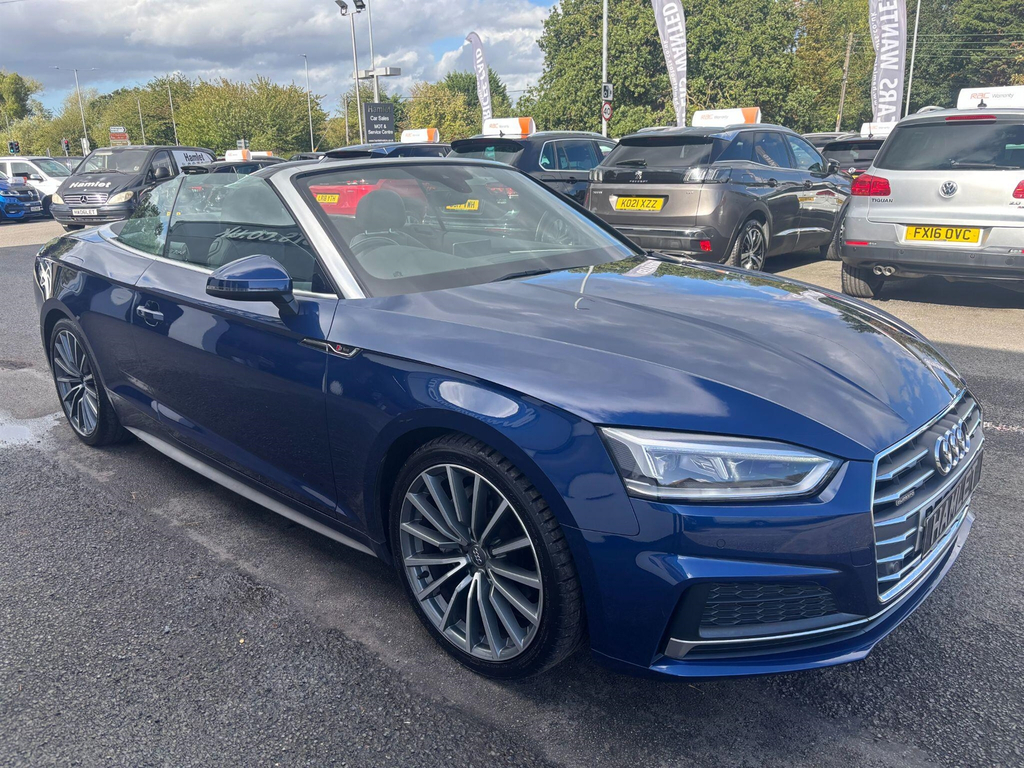 Audi A5 2.0 Tdi S Line S Tronic Quattro Euro 6 Ss Blue #6