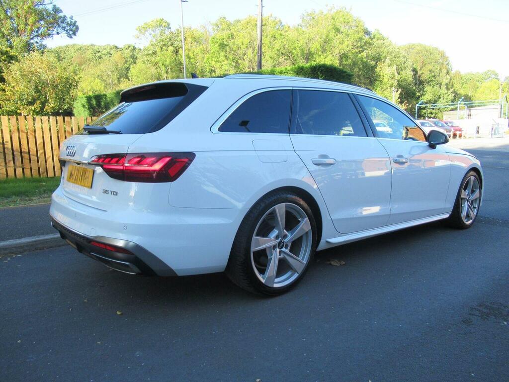 Audi A4 Avant 2.0 Tdi 35 S Line S Tronic Euro 6 Ss White #4