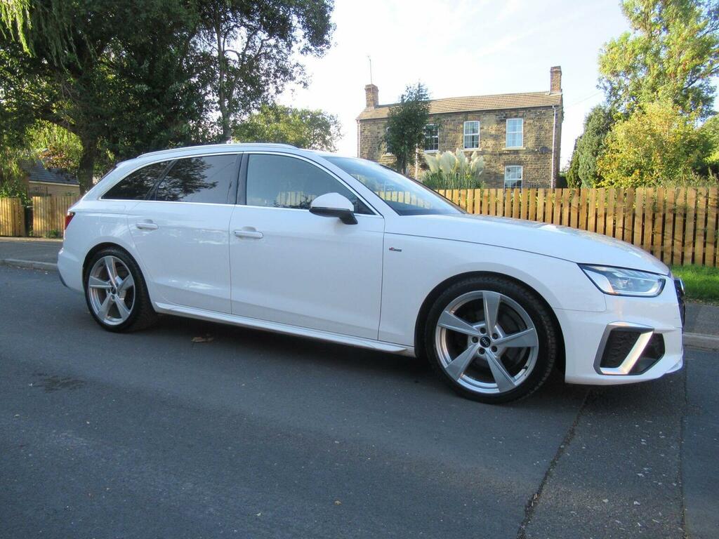 Audi A4 Avant 2.0 Tdi 35 S Line S Tronic Euro 6 Ss White #2