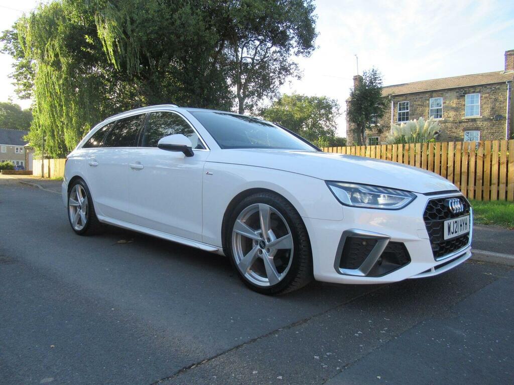 Audi A4 Avant 2.0 Tdi 35 S Line S Tronic Euro 6 Ss White