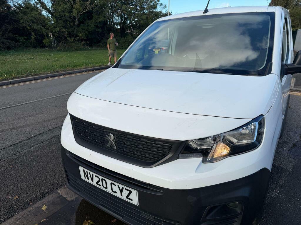 Peugeot Partner 1.5 Bluehdi 1000 Professional Standard Panel Van S White #3