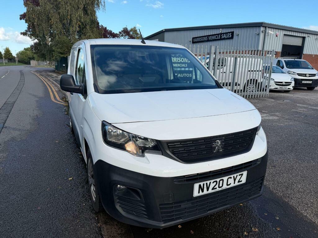 Peugeot Partner 1.5 Bluehdi 1000 Professional Standard Panel Van S White #2