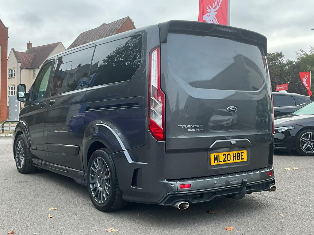 Ford Transit Custom 2.0 320 Ecoblue Crew Van Double Cab Aut Grey #5