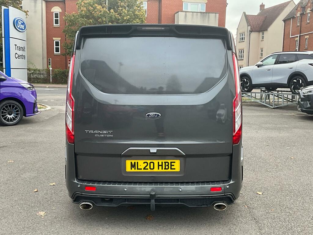 Ford Transit Custom 2.0 320 Ecoblue Crew Van Double Cab Aut Grey #4
